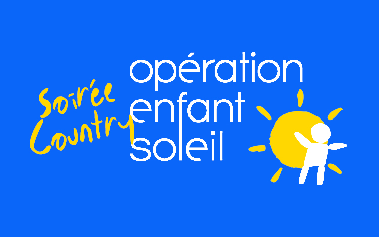 Troisième édition de la Soirée country Opération enfant soleil organisée par Nathalie April avec une foule d'artistes invités qui chanteront au profit des touts petits.